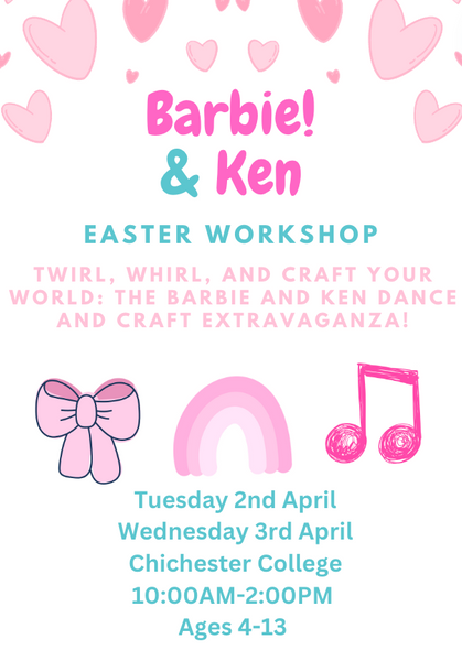 Barbie & Ken Workshop  TWO DAY WORKSHOP- 2nd & 3rd April!
