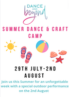 Summer Dance Camp! Full Week 29th July- 2nd August!