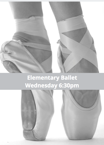 Adult Elementary Ballet Course at Chichester College on Wednesdays at 6:30pm